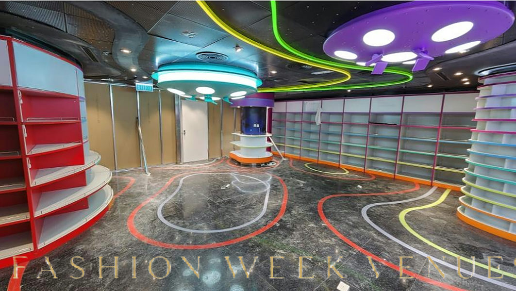 Retail Boutique Space in Hong Kong Airport's Departure Hall, 89 sqm, pop up store, interior view