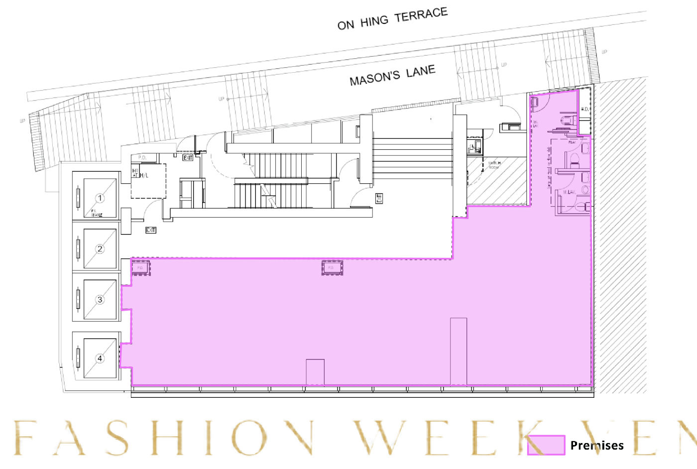 Retail/Showroom Space for Lease Near Central MTR Station, 211 sqm, retail activation, pop-up rental in Hong Kong, interior v…