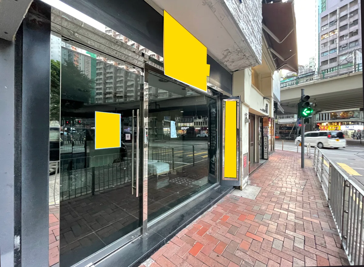 Retail Space for Rent Near Times Square, 65 sqm, retail activation, pop-up rental in Hong Kong, interior view