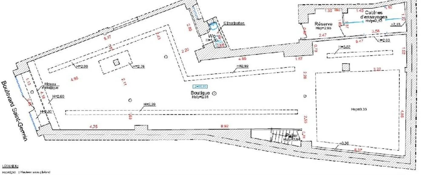 Retail Space for Rent on Boulevard Saint-Germain, Paris — 4