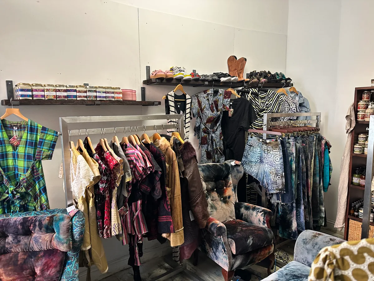 Retail Space with Hangers in Shoreditch, pop up store in Greater London, additional interior view