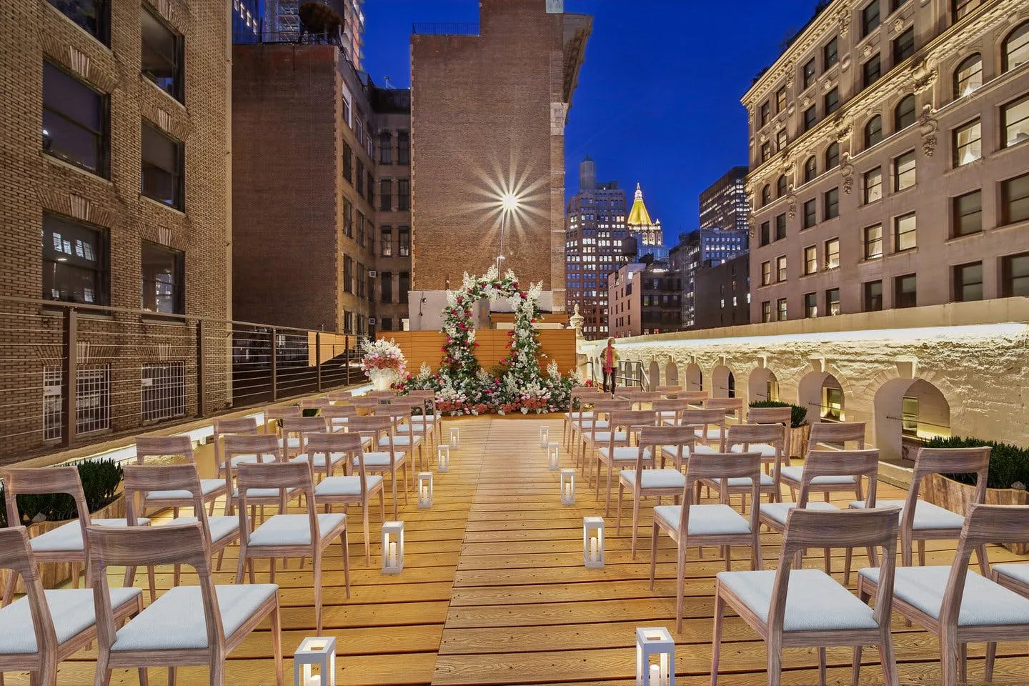 Rooftop Event Venue with Empire State Building Views — 3