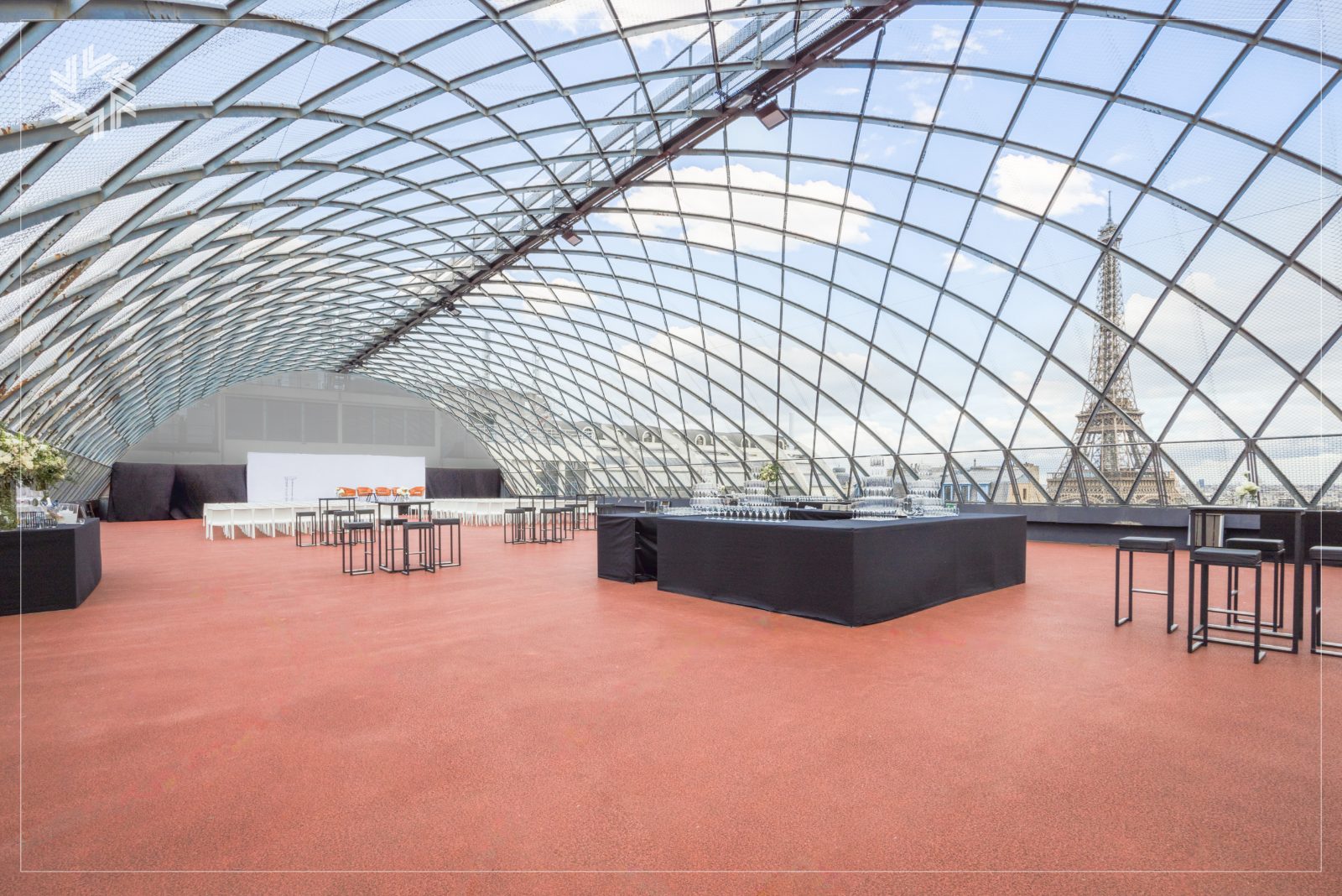 ROOFTOP HORIZON, 600 sqm, event space, pop-up rental in Paris