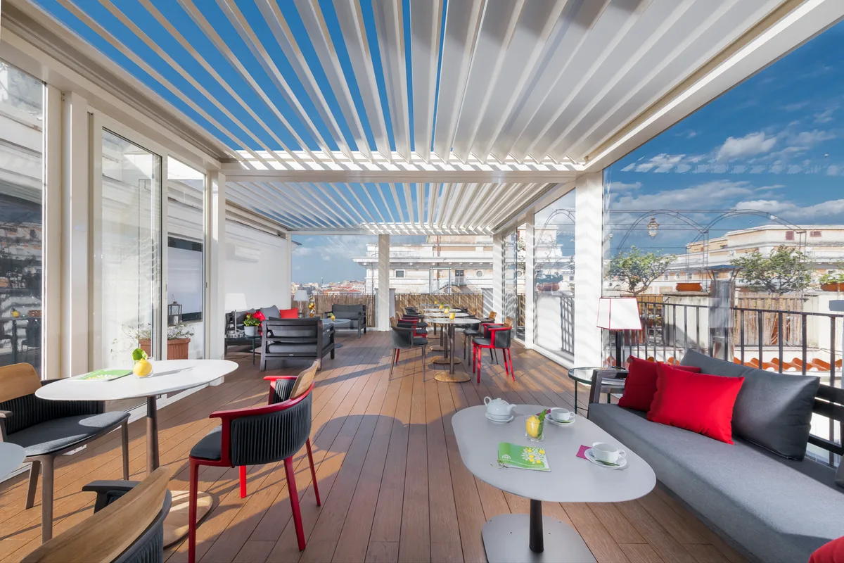 Rooftop Terrace with Stunning City Views in Rome, 160 sqm, private event, pop-up rental in Roma