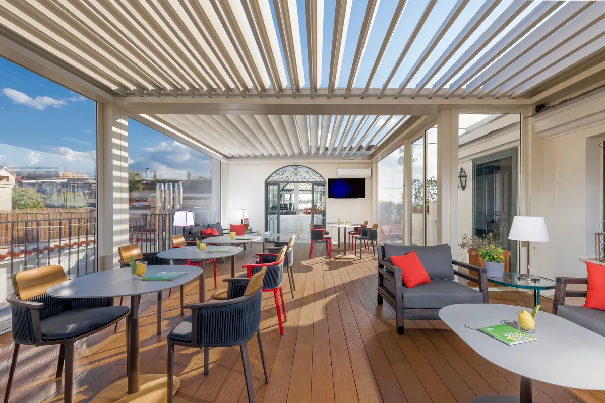 Rooftop Terrace with Stunning City Views in Rome, 160 sqm, private event, pop-up rental in Roma, third interior view