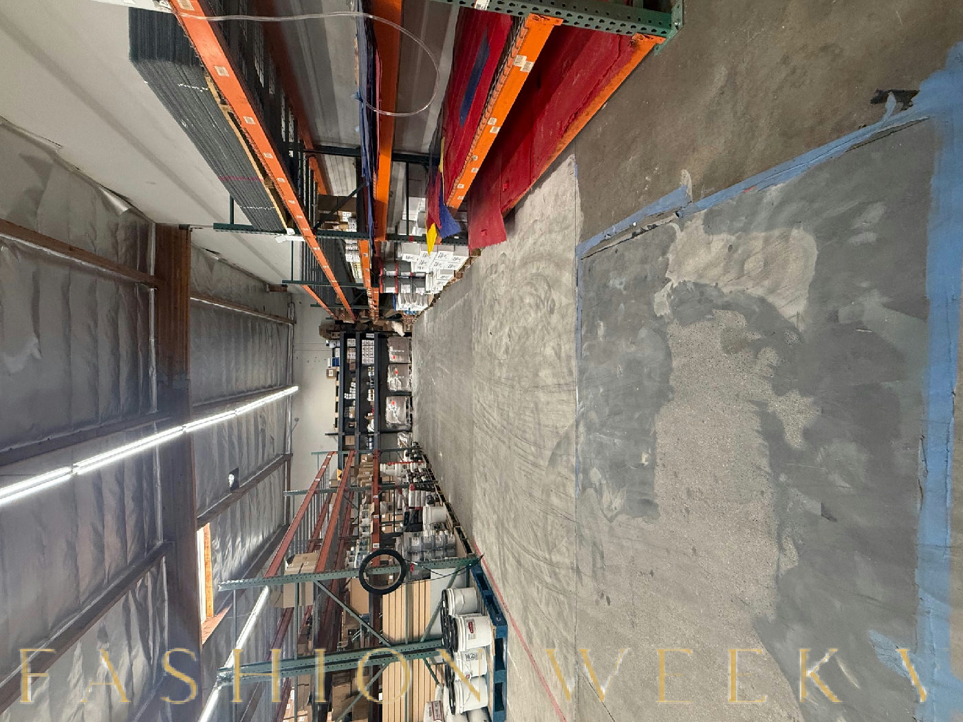 Shared Warehouse Space with Pallet Racks, 186 sqm, pop-up rental in Los Angeles, interior view