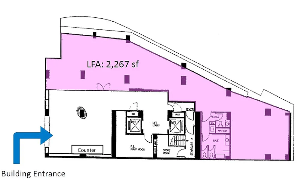 Shop for Lease in Central Hong Kong, 211 sqm, pop up store, interior view