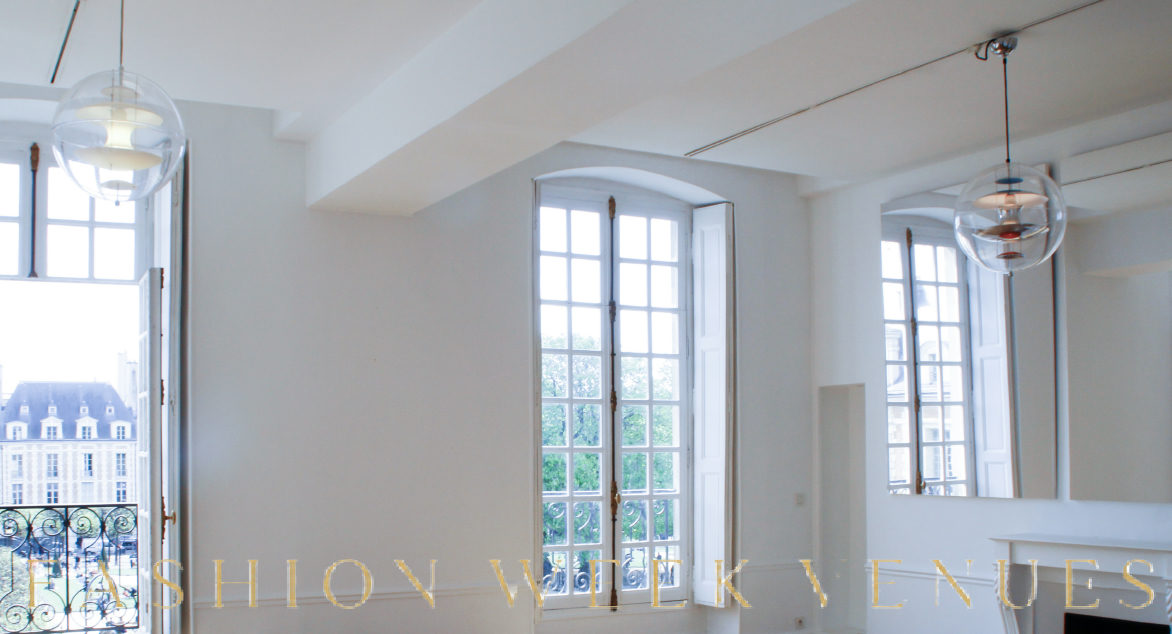 Showroom in Le Marais - Place des Vosges, 250 sqm, showroom presentation, pop-up rental in Paris, second interior view