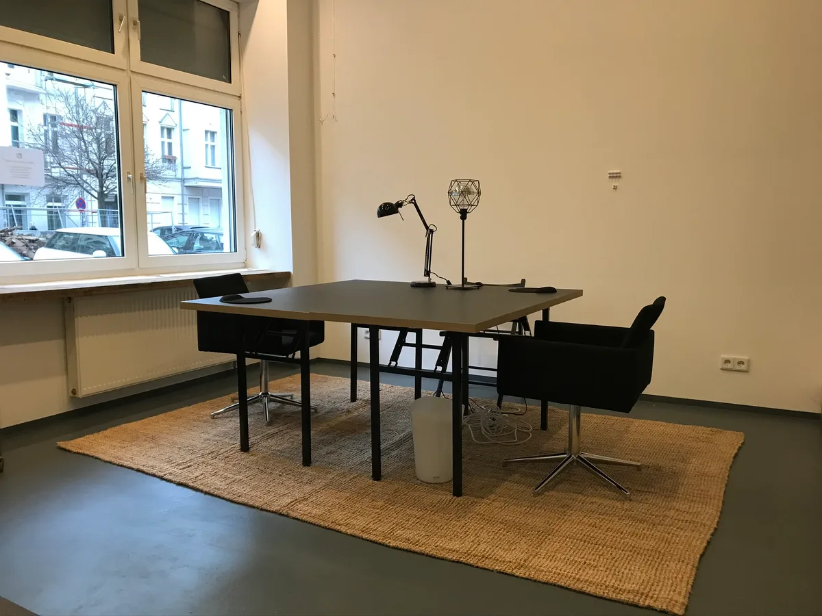 Small Office or Showroom on Gleimstraße, Berlin, 31 sqm, showroom presentation, pop-up rental, interior view