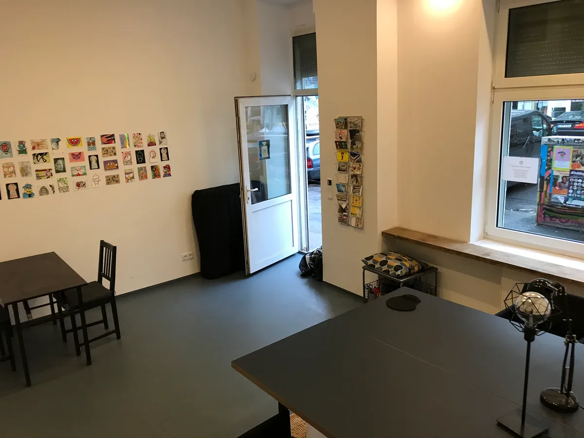 Small Office or Showroom on Gleimstraße, Berlin, 31 sqm, showroom presentation, pop-up rental, second interior view