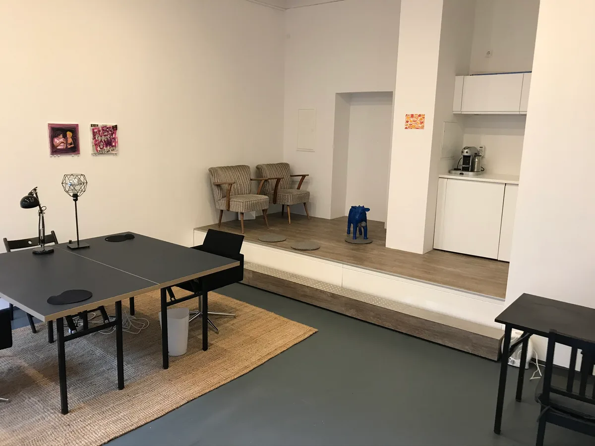 Small Office or Showroom on Gleimstraße, Berlin, 31 sqm, showroom presentation, pop-up rental, additional interior view