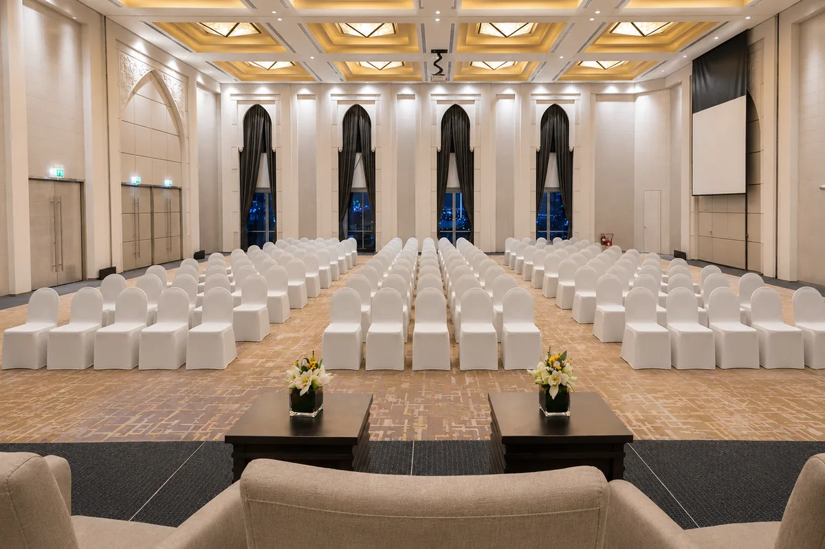 Spacious 595 sqm Ballroom with Rooftop Terraces in Dubai, product launch, pop-up rental in دبي, second interior view