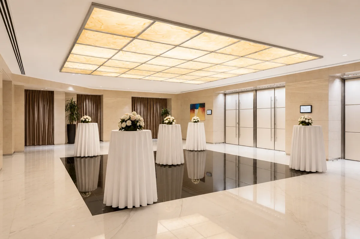 Spacious 595 sqm Ballroom with Rooftop Terraces in Dubai, product launch, pop-up rental in دبي, third interior view