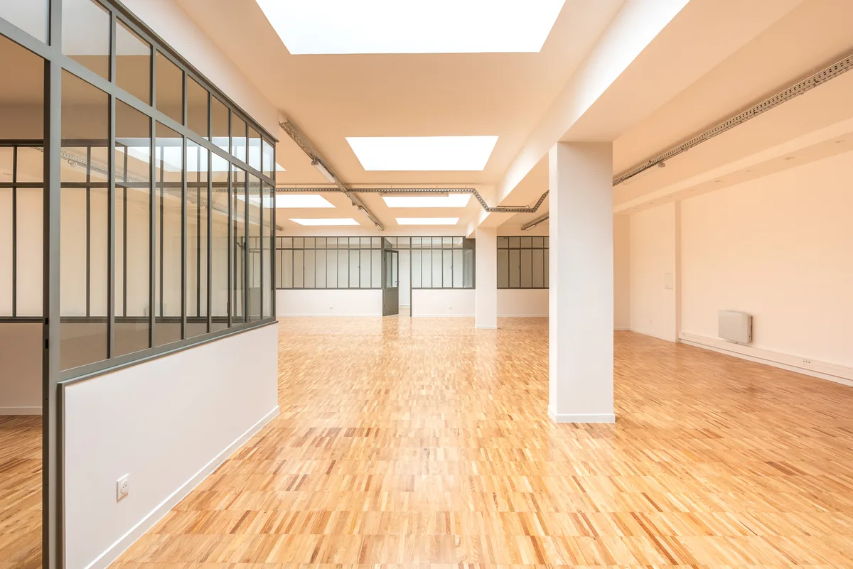 Spacious Industrial Office in the 13th Arrondissement, 250 sqm, pop up store in Paris, interior view