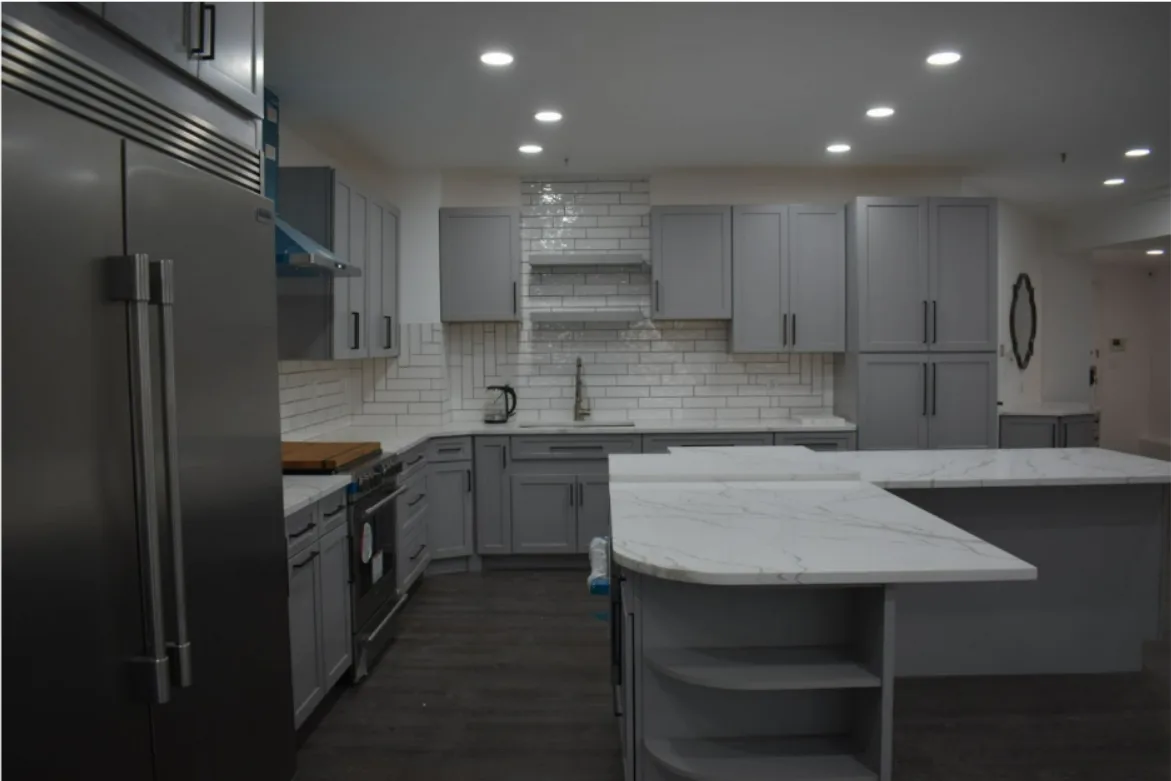 Spacious Kitchen Studio in Dumbo, 1100 sq ft, 102 sqm, content creation, pop-up rental in Brooklyn