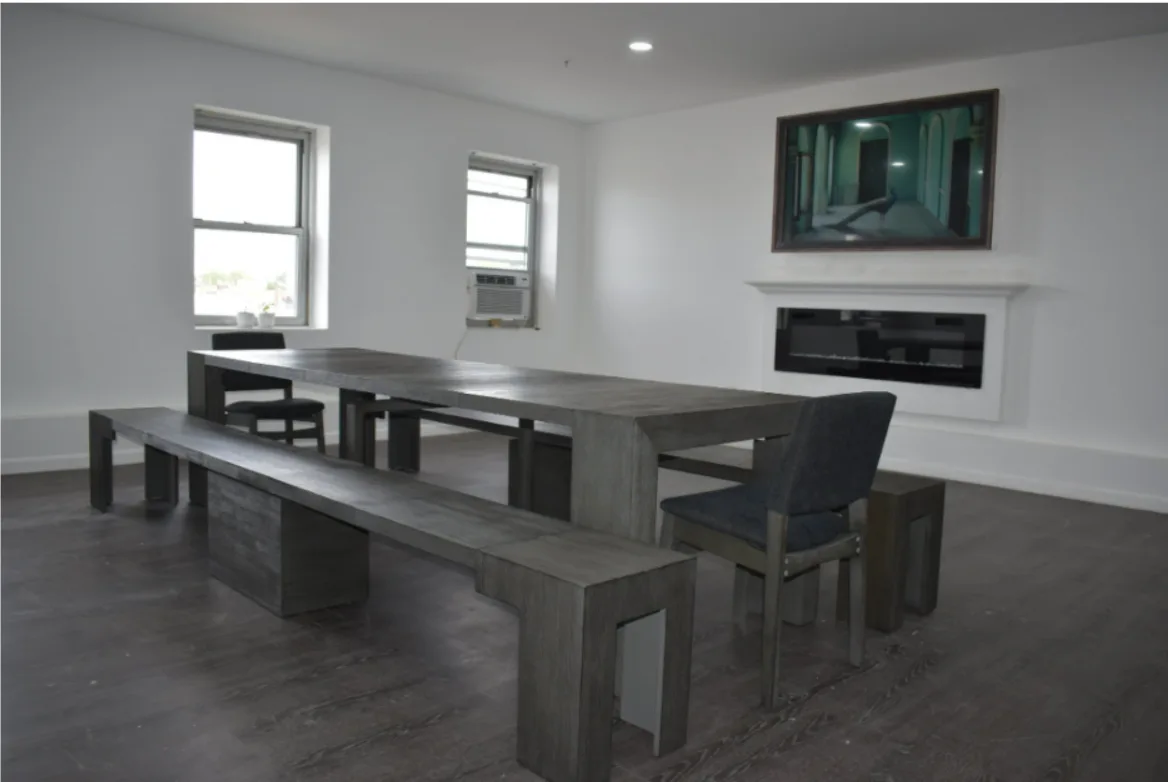 Spacious Kitchen Studio in Dumbo, 1100 sq ft, 102 sqm, content creation, pop-up rental in Brooklyn, second interior view