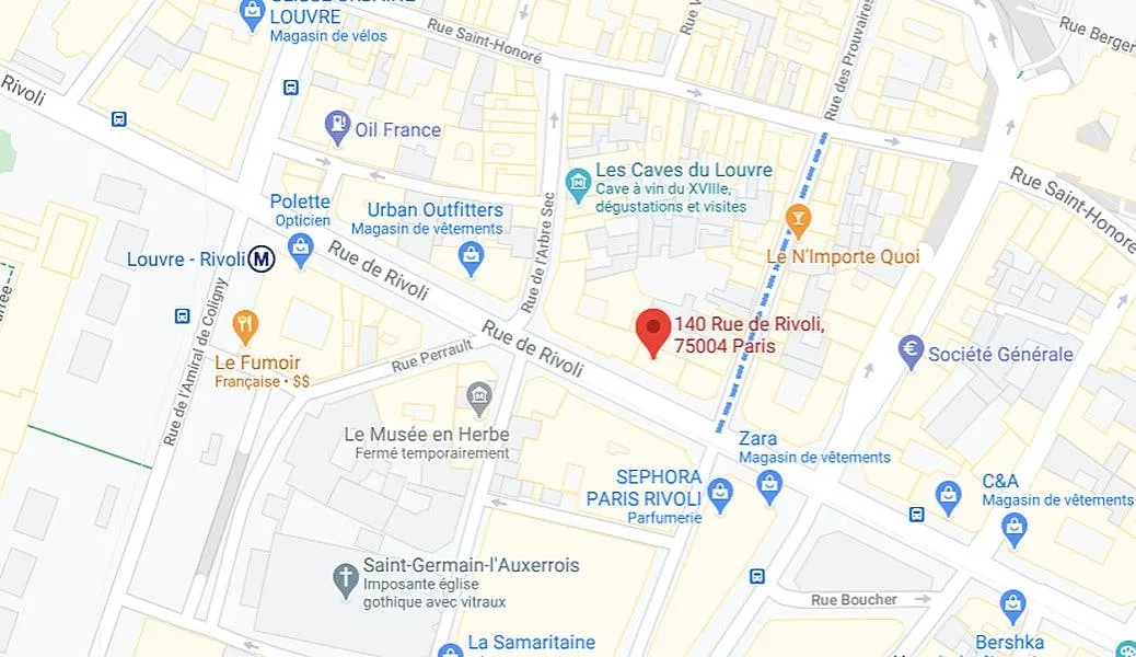 Spacious Multi-Level Retail Space on Rue de Rivoli