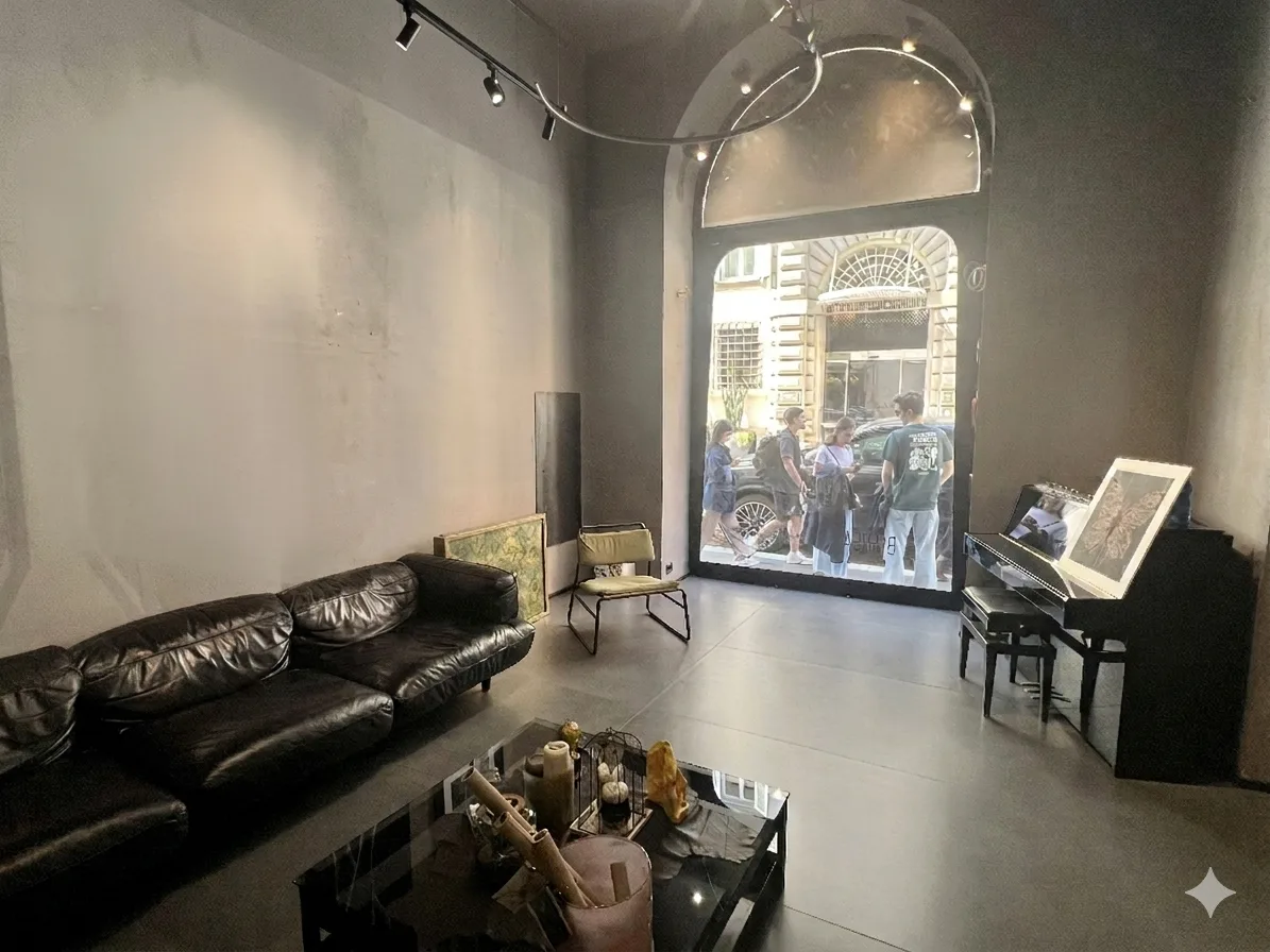 Spazio Creativo di 28 mq in Centro Storico di Roma, 28 sqm, pop up store, interior view