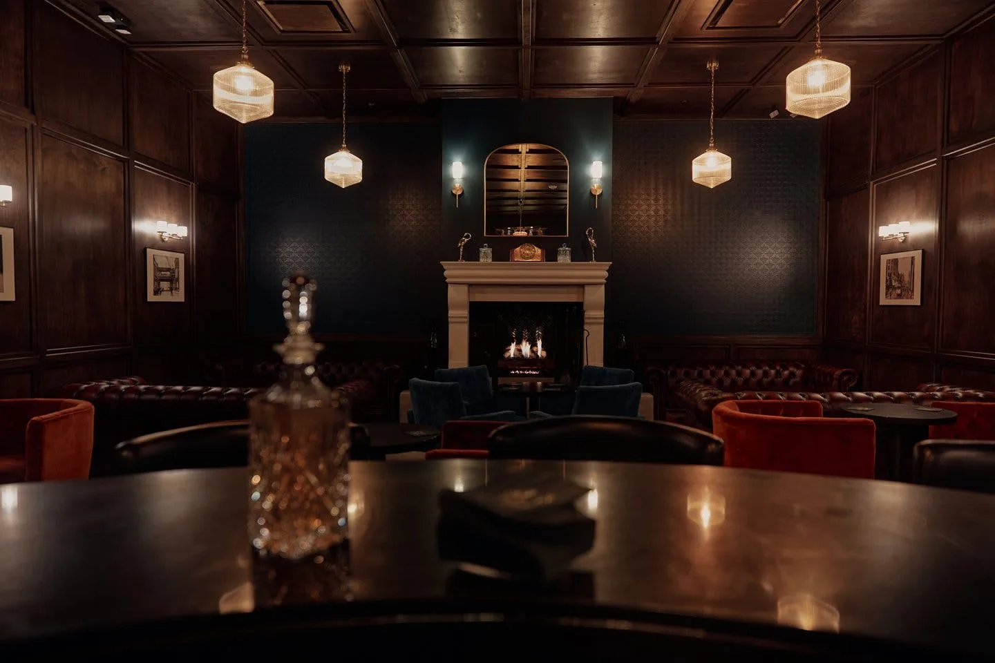 Speakeasy Bar and Lounge with Fireplace in Los Angeles — 2