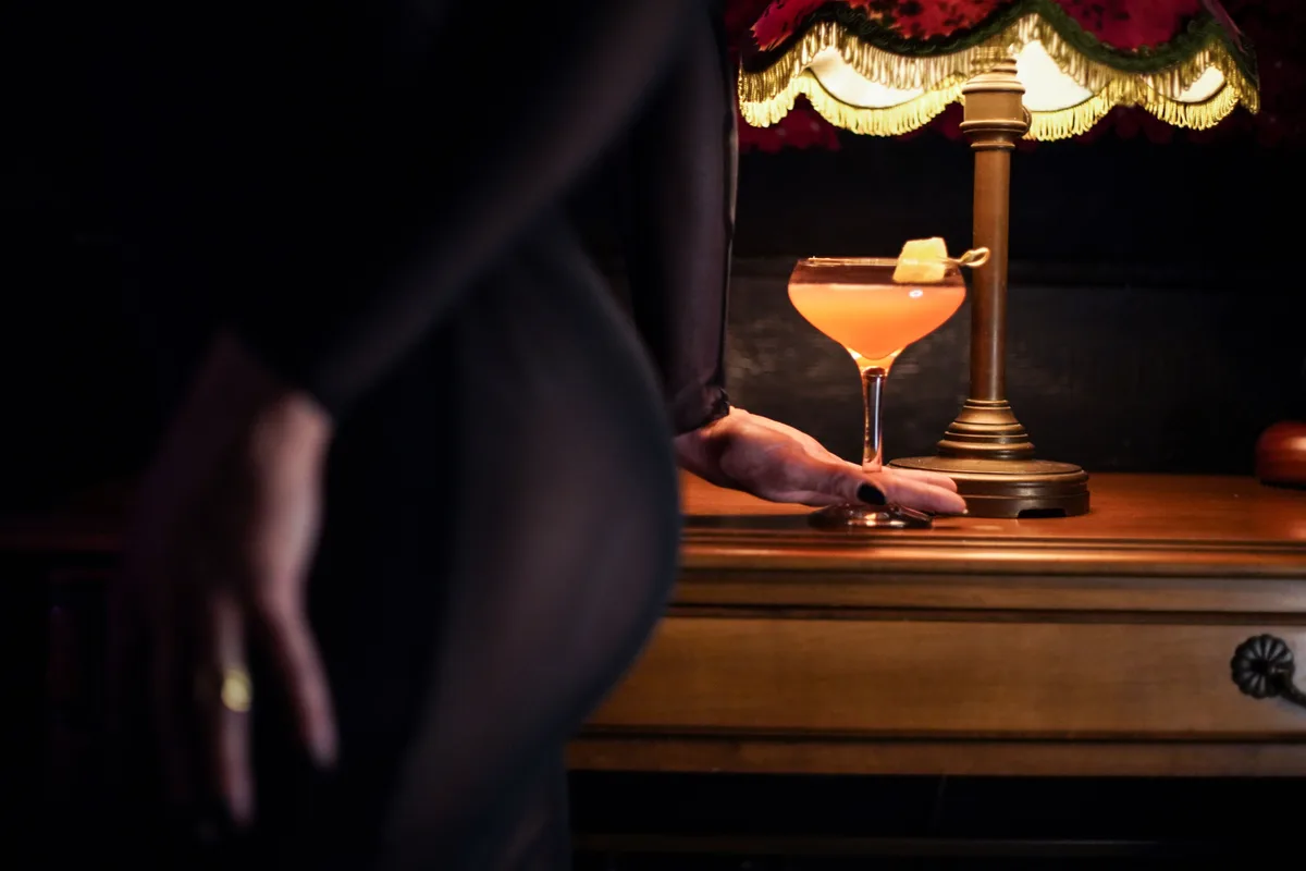 Speakeasy-Themed Cabaret and Cocktail Lounge for Events, 465 sqm, private event, pop-up rental in New York, third interior v…