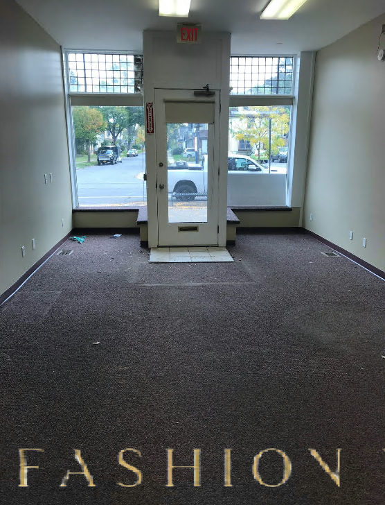 Storefront and Office Space Available in Rochester, NY, 65 sqm, retail activation, pop-up rental, third interior view