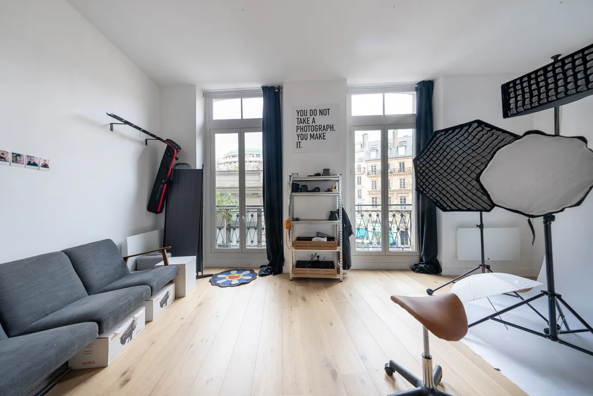 Studio Photo Vidéo Équipé au Centre de Paris, 25 sqm, photo shoot, pop-up rental