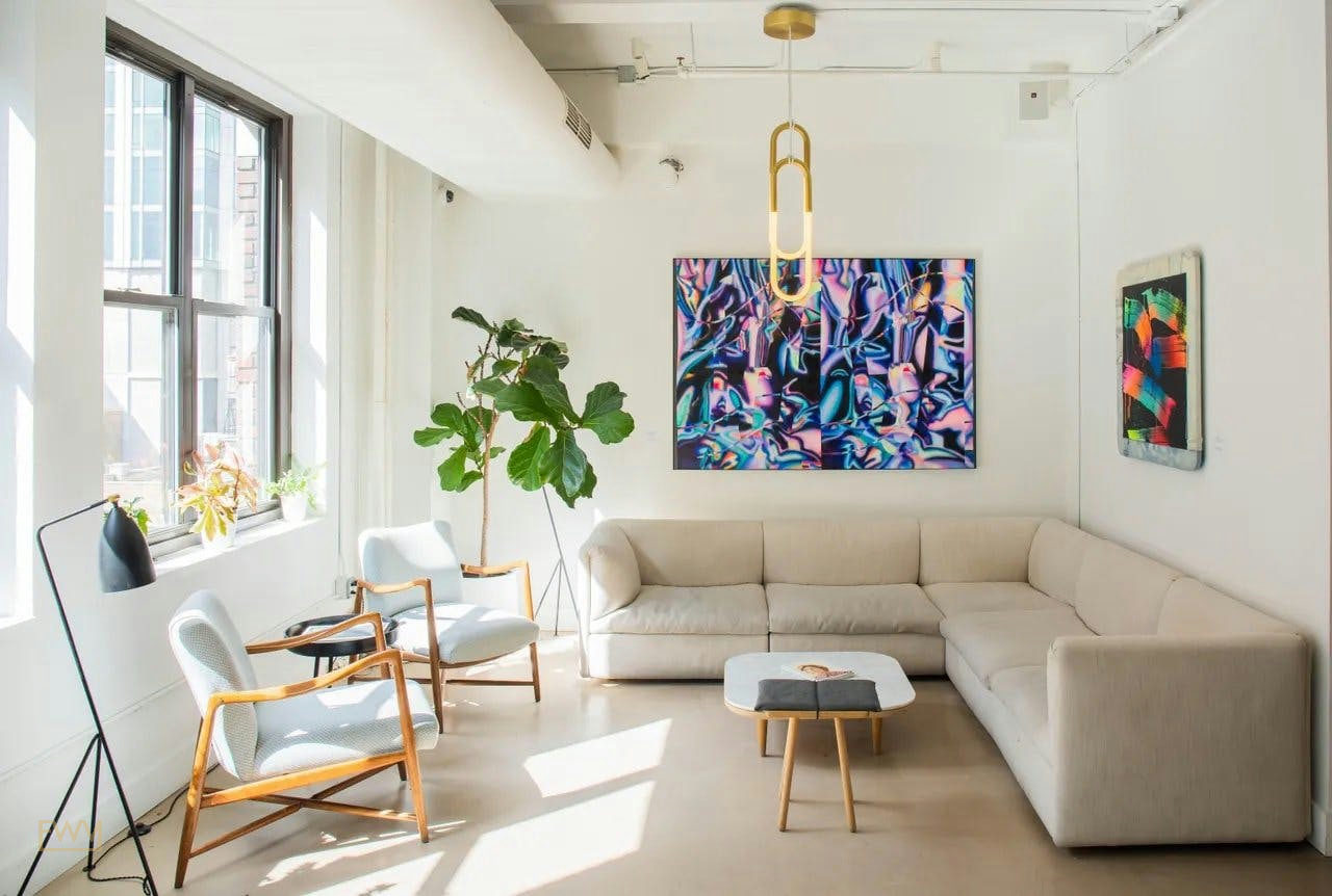 The Alcove Meeting Lounge in New York, 23 sqm, showroom presentation, pop-up rental