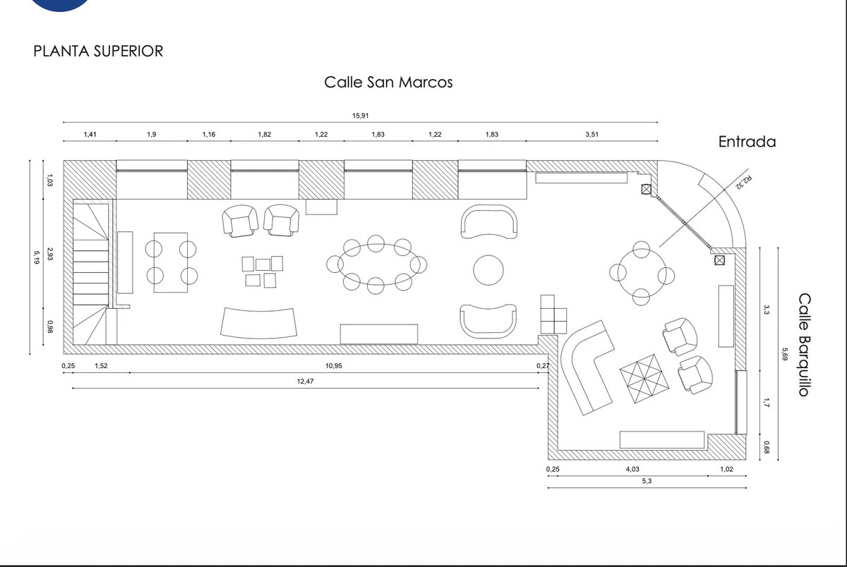 Unique 144 sqm Showroom in Madrid's Justicia District, pop up store, additional interior view