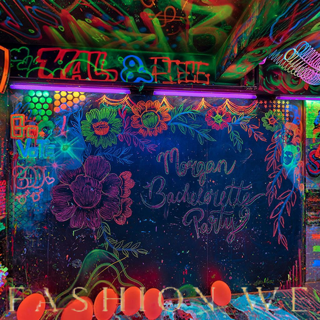 Unique Blacklight Photography Studio in Lan Kwai Fong, 37 sqm, photo shoot, pop-up rental in Hong Kong, second interior view