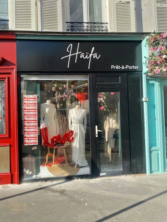 Unique Boutique Space on Rue le Brun, Paris, 23 sqm, pop up store