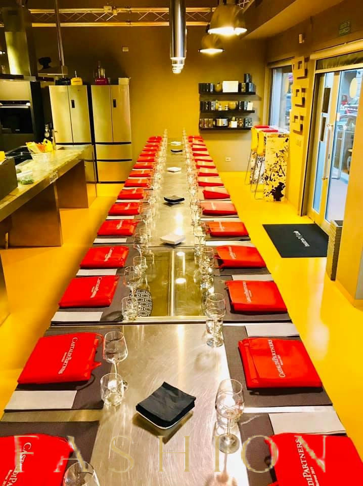 Unique Cooking School Concept Space in Milan, 100 sqm, workshop, pop-up rental in Milano, third interior view