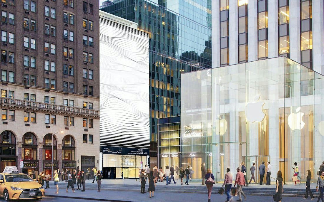 Unique Eight-Story Retail Space in New York, 929 sqm, pop up store