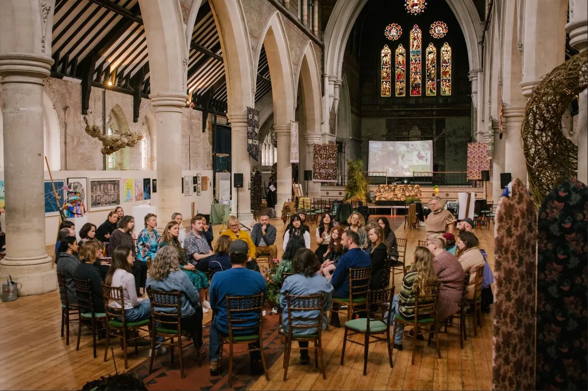Unique Event Venue with Stained-Glass Details, 650 sqm, pop up store in Greater London, additional interior view
