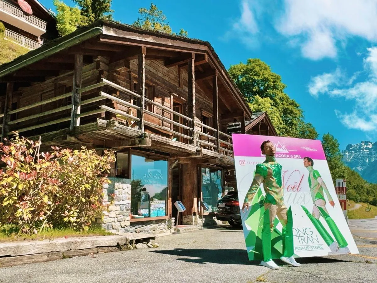Unique Gallery and Spa Space in Valais, 300 sqm, art exhibition, pop-up rental in Salvan