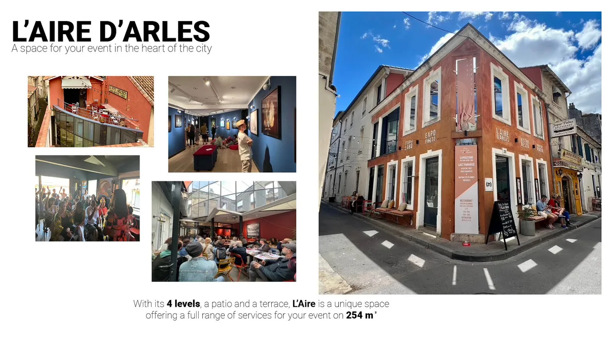 Unique Pop-Up and Event Space in Historic Arles, 254 sqm, pop up store