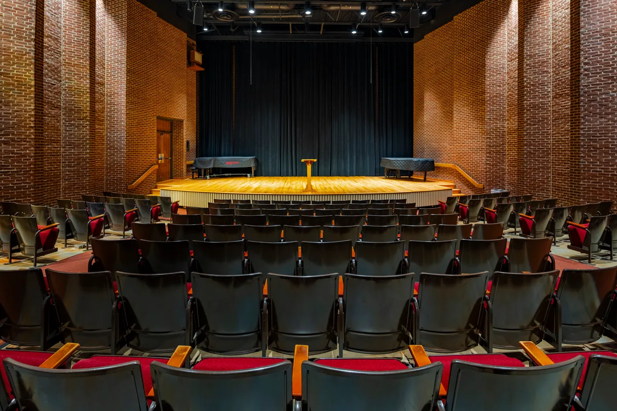 Unique Recital Hall with Acoustically Rich Environment, 125 sqm, private event, pop-up rental in Raleigh, interior view