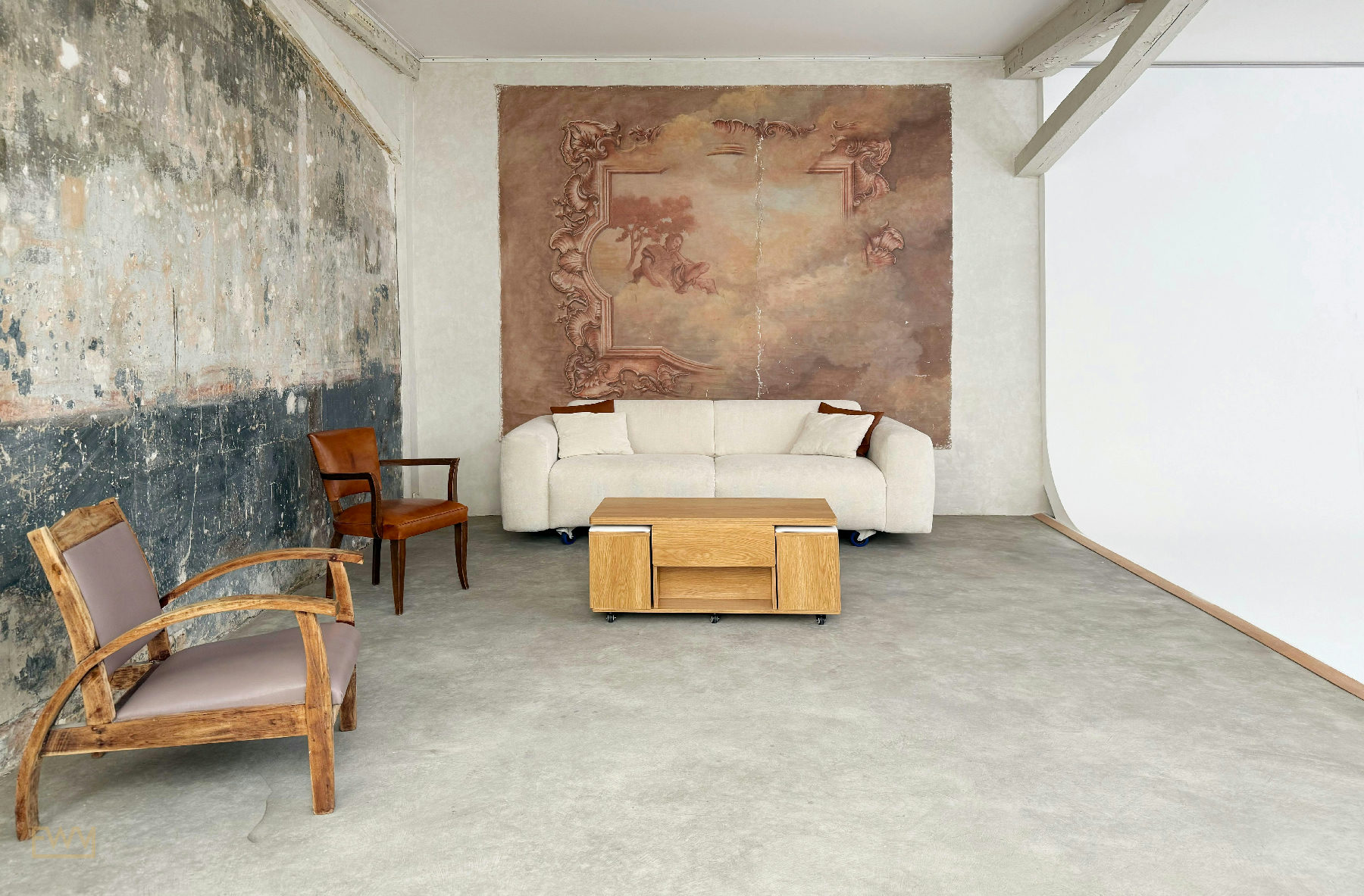 Unique Showroom and Studio Space in Paris, 70 sqm, showroom presentation, pop-up rental