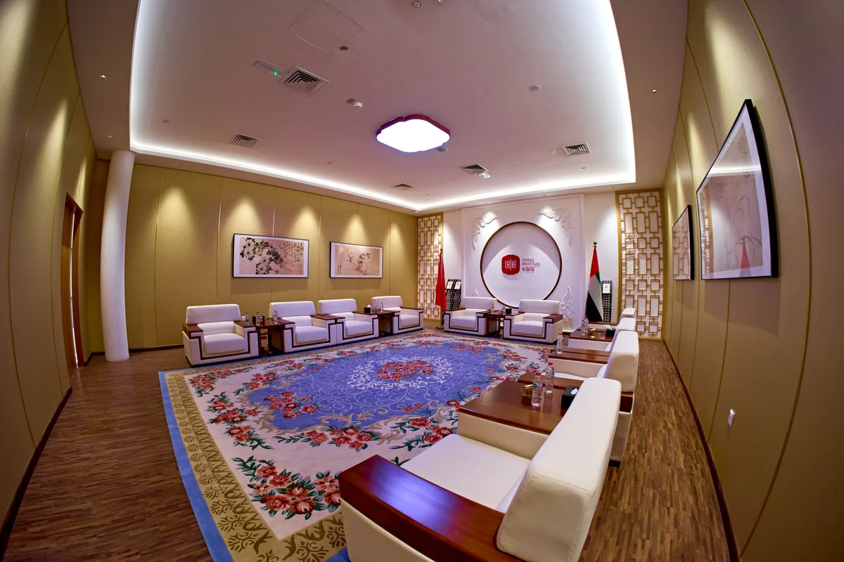 Unique VIP Meeting Room with Chinese Style, 62 sqm, corporate event, pop-up rental in Dubai, second interior view