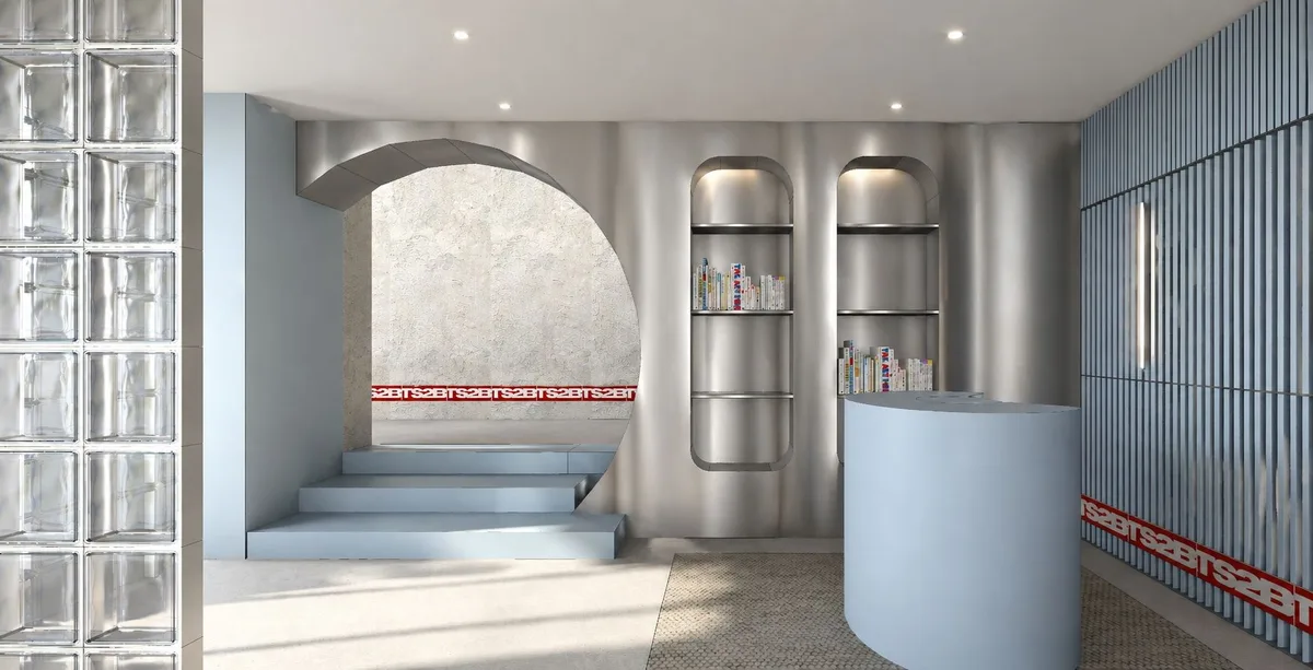 Versatile 140 m² Concept Space in Justicia, pop up store in Madrid, interior view