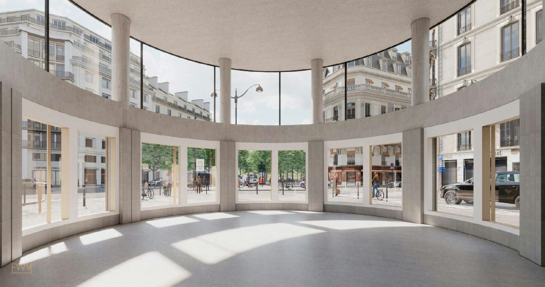 Versatile 1600 sqm Showroom and Event Space on Avenue George V, pop up store in Paris