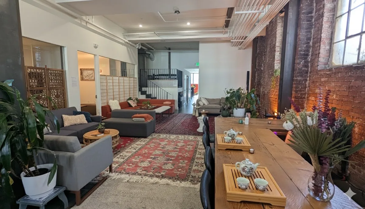 Versatile 2,250 sq ft Event Space with Rustic Charm, 209 sqm, pop up store in San Francisco, second interior view