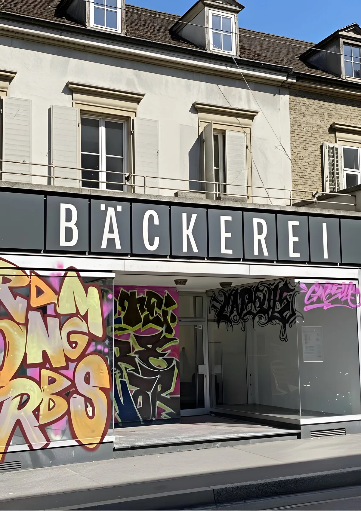Versatile 200 m² Event Space in Basel's St. Johann District, pop up store, third interior view