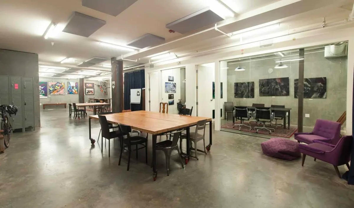 Versatile 3,000 Sq Ft Underground Theater Gallery, 279 sqm, product launch, pop-up rental in San Francisco, interior view