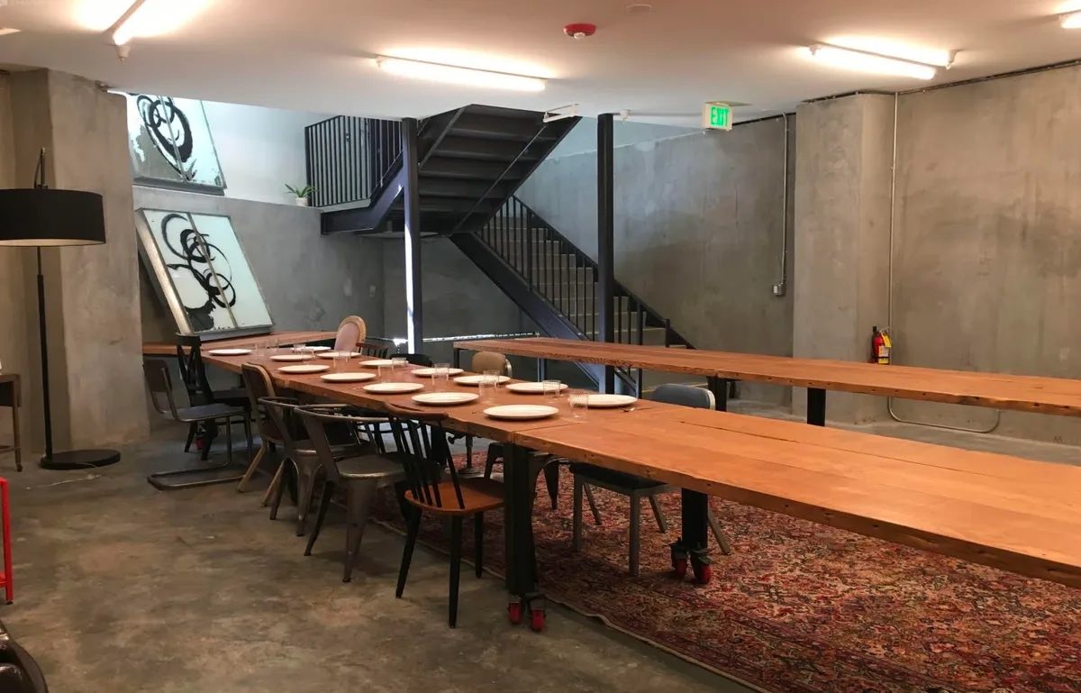 Versatile 3,000 Sq Ft Underground Theater Gallery, 279 sqm, product launch, pop-up rental in San Francisco, third interior v…