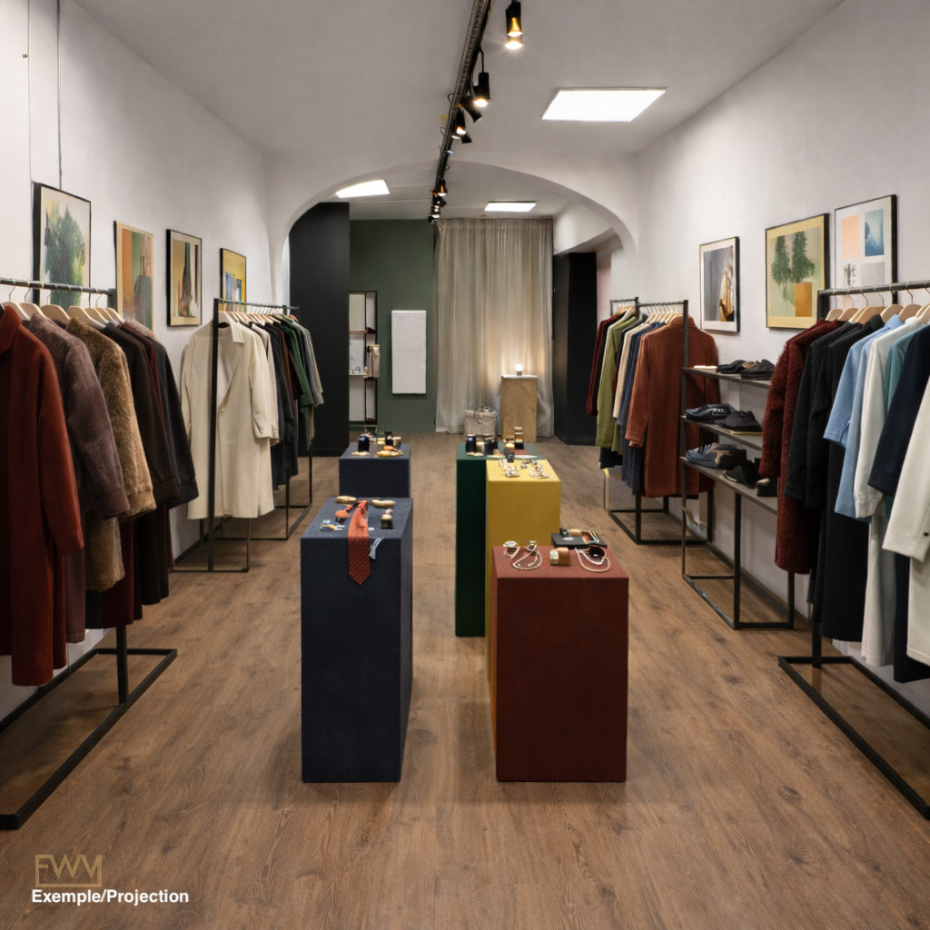 Versatile 35 m² Space in the Marais for Events, pop up store in Paris, third interior view