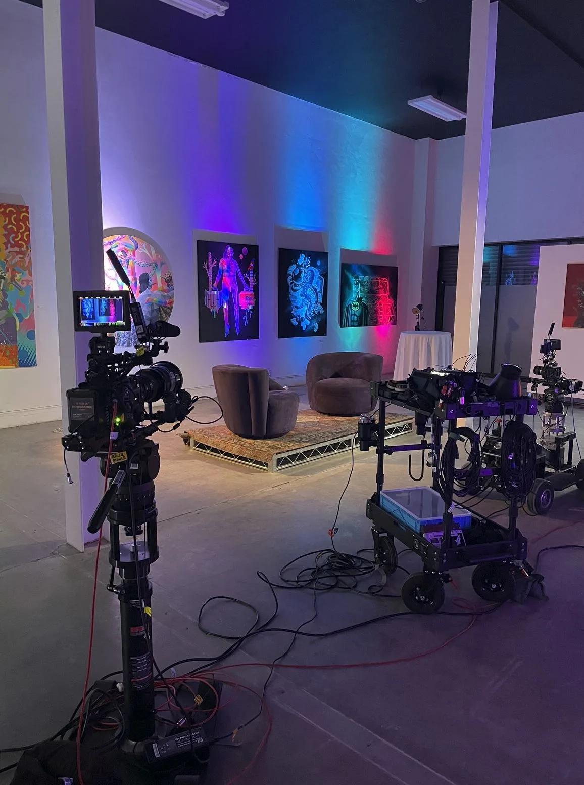 Versatile 5,000 Sq.Ft. Art-Inspired Space, 465 sqm, showroom presentation, pop-up rental in Los Angeles, interior view