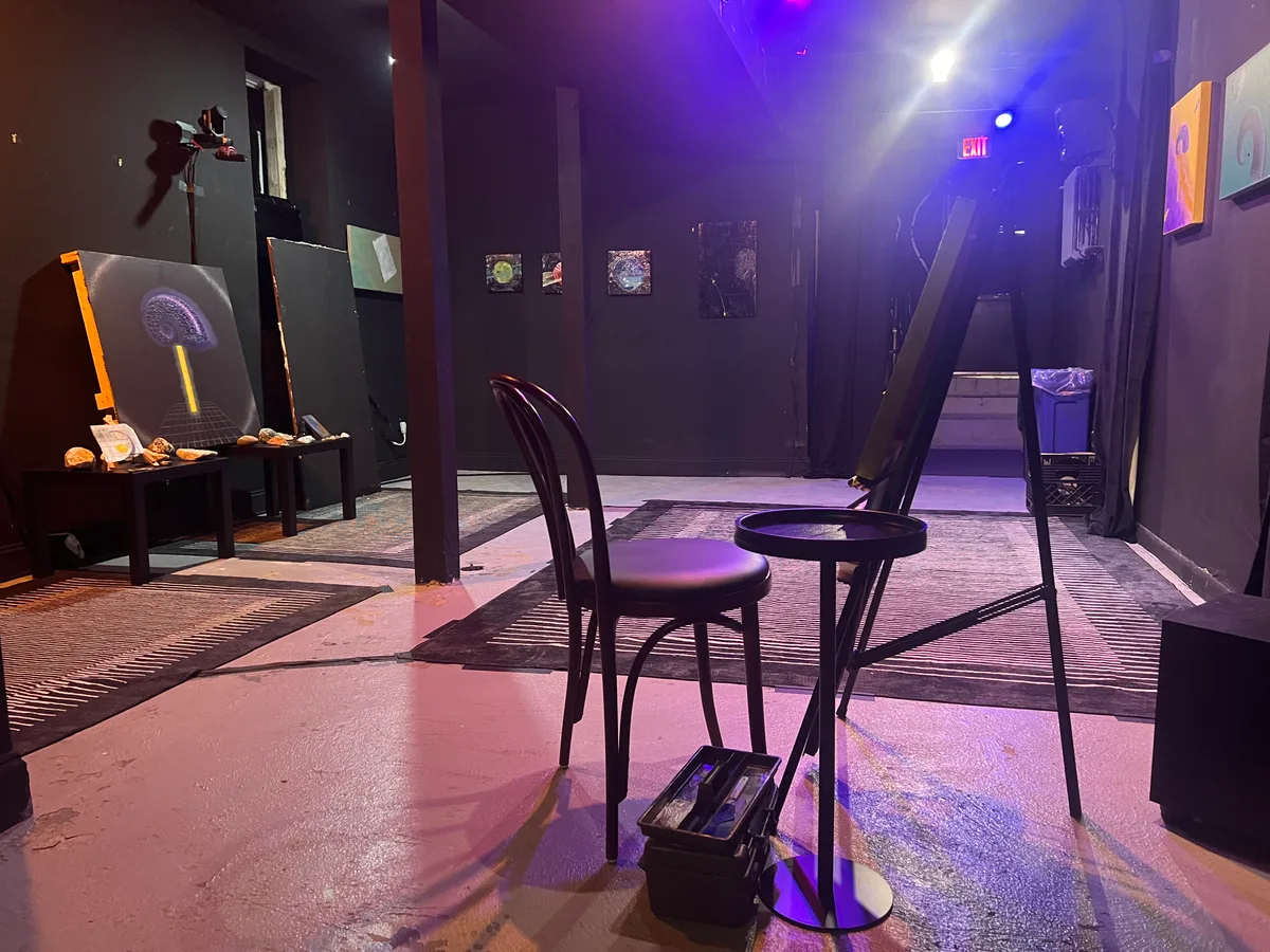 Versatile Black Box Venue for Creative Events, 47 sqm, pop up store in New York, interior view