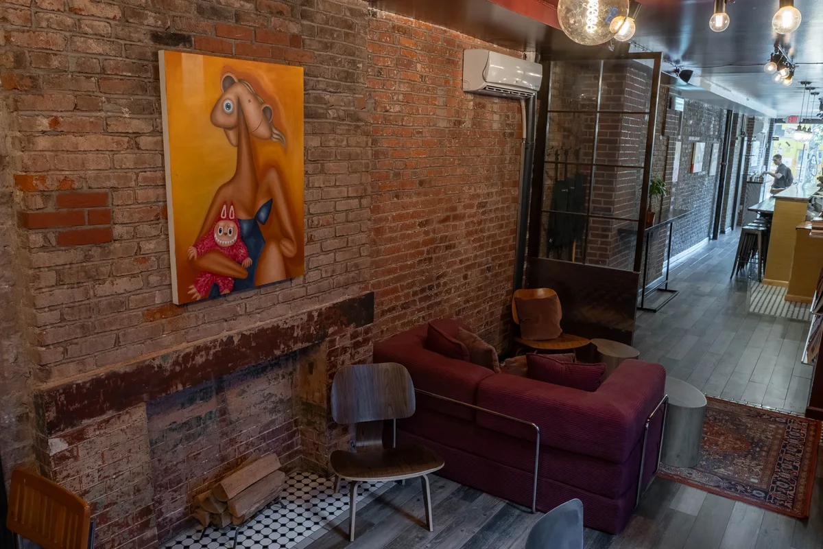 Versatile Café-Lounge Event Space in Harlem, 112 sqm, networking event, pop-up rental in New York, third interior view