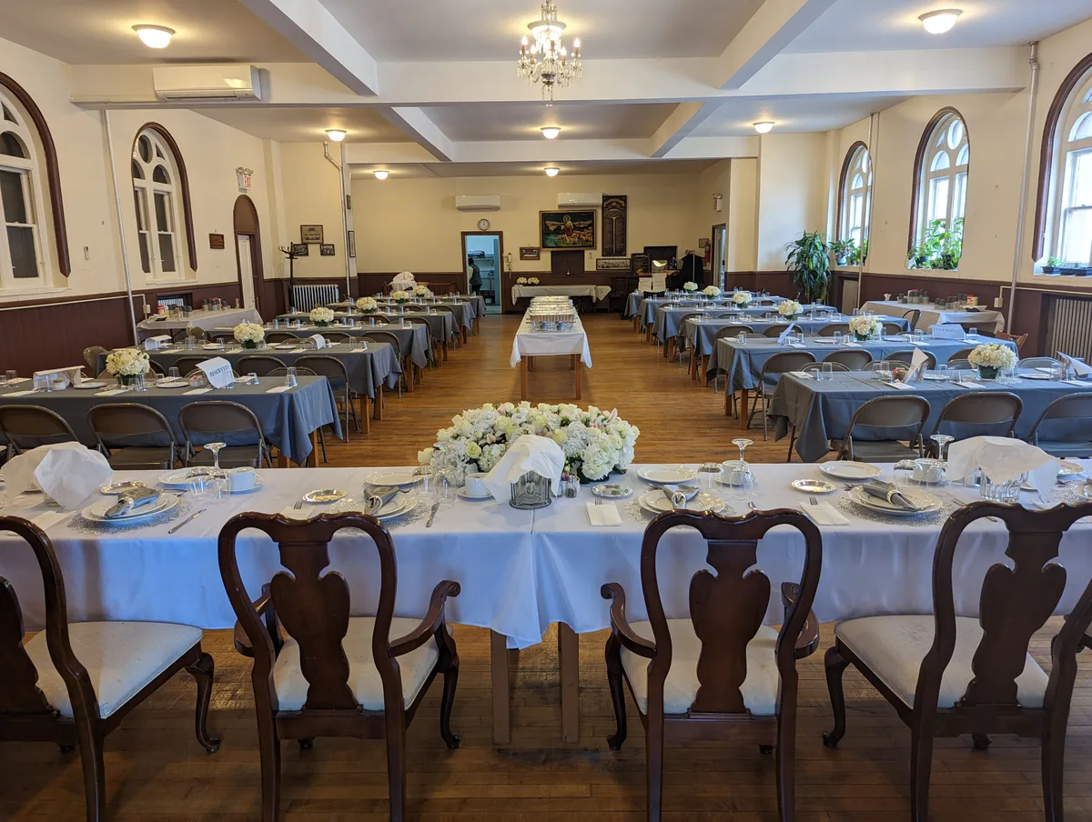 Versatile Church Hall in East Harlem, 297 sqm, corporate event, pop-up rental in New York, additional interior view