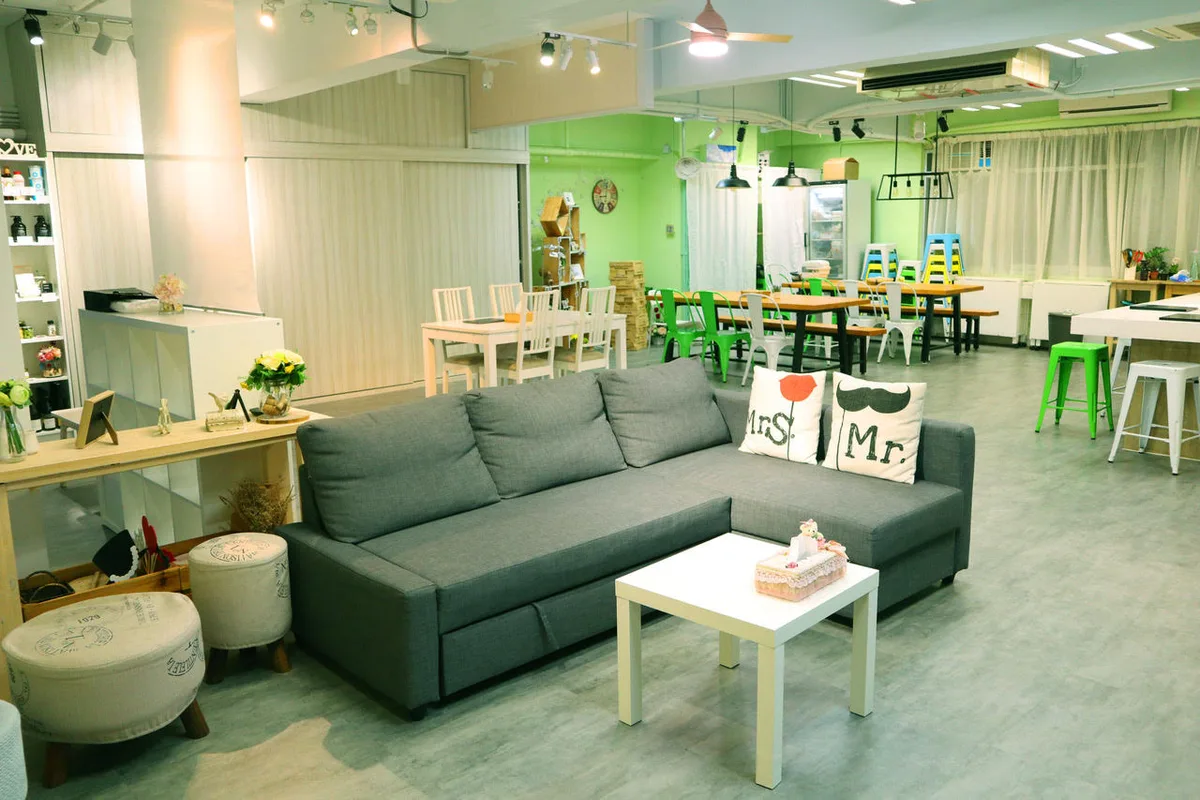 Versatile Cooking Studio for Events in Kwun Tong, 167 sqm, cooking party, pop-up rental in Hong Kong, third interior view